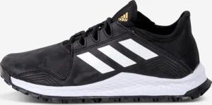Kinder Hockeyschuhe mittlere Spielintensität - ADIDAS Youngstar schwarz