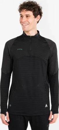 Damen/Herren Fussball 1/2 Zip Sweatshirt - CLR schwarz
