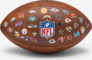 Damen/Herren American Football Ball - NFL 32 Teams offizielle Größe braun