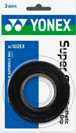 Griffband Badminton Overgrip AC102 3 Stück schwarz