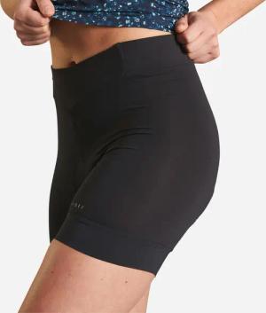 Radhose Innenhose MTB Komfort 500 Damen schwarz