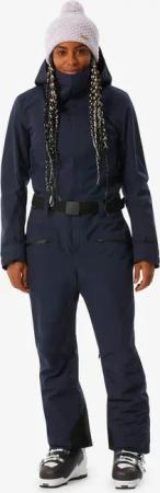 Skianzug Damen warm und luftundurchlässig - 500 marineblau