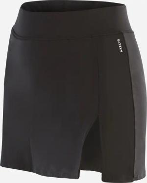 Trainingsrock Eiskunstlauf Damen schwarz