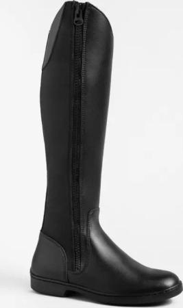 Reitstiefel 500 Synthetik Erwachsene schwarz