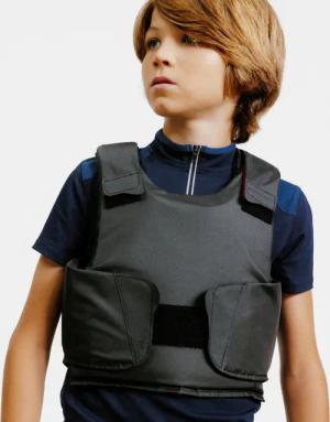 Reitschutzweste Kinder - 100 schwarz