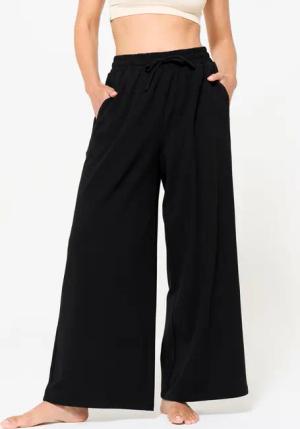 Jogginghose Damen Flared - 520 schwarz