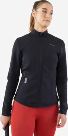 Damen Tennisjacke - Dry 900 Soft schwarz