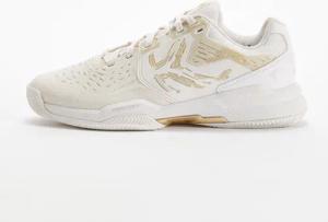Damen Tennisschuhe - Strong Multicourt gebrochenes weiss / gold