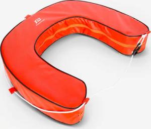 Rettungsring Hufeisenform Segeln orange