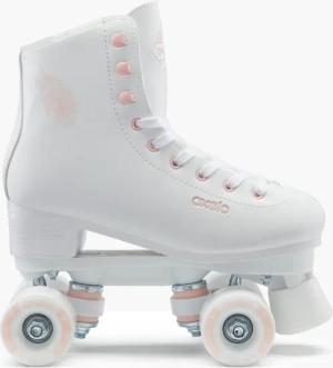 Rollschuhe Kunstlauf Quad 100 kleine Größen weiss
