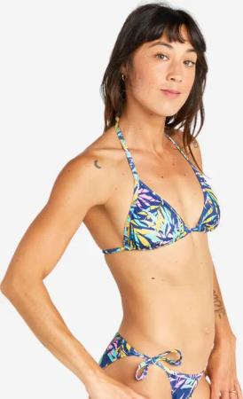 Bikini-Oberteil Triangel Damen - Mae Cuty blau
