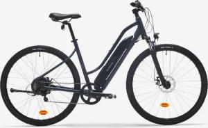 E-Bike Cross 28 Zoll 100E tiefer Einstieg blau