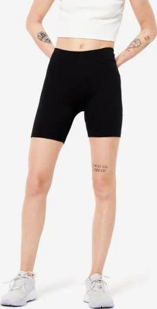 Shorts Radlerhose Damen - schwarz