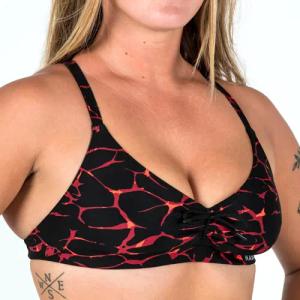 Sportbikini Oberteil Damen ultrachlorresistent - Jana Lavo schwarz