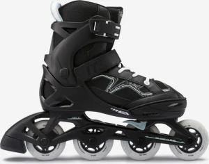 Inline Skates Kinder Fitness FIT3 größenverstellbar schwarz/khaki
