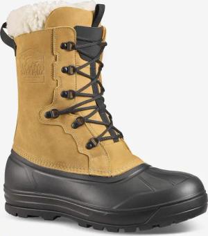 Schneestiefel Herren Leder mit Schnürung warm wasserdicht Winterwandern - SH900