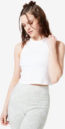 Crop Top Damen - 520 weiss