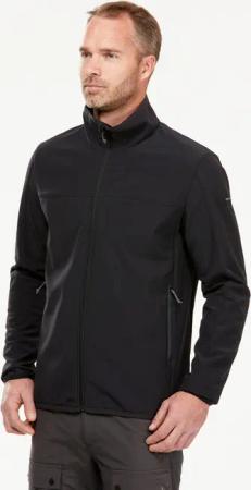 Softshelljacke Herren winddicht Trekking - MT100 schwarz