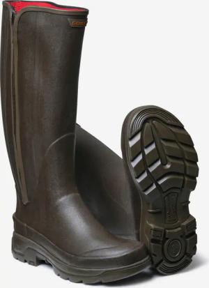 Gummistiefel Renfort 540 Herren Neopren mit Reissverschluss warm grün