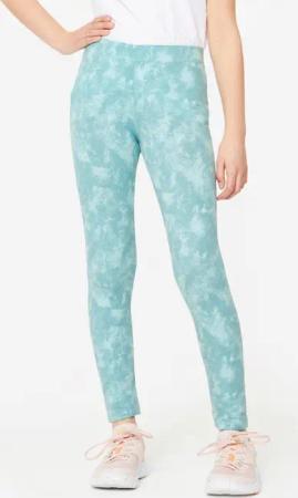 Leggings Kinder Baumwolle - khaki bedruckt