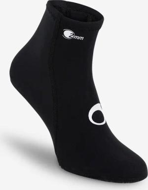 Neoprensocken Tauchen 2 mm schwarz