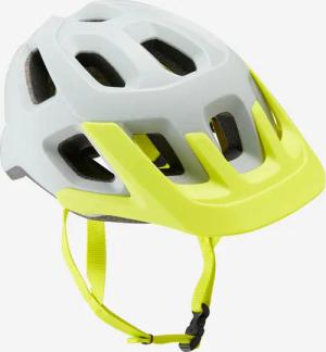 Fahrradhelm MTB Expl 500 Kinder khaki/gelb