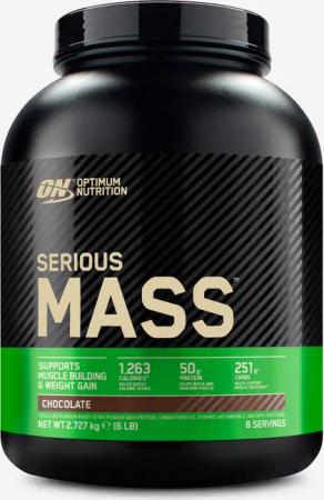 Mass Gainer Serious Mass 2.7 kg Schokolade