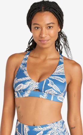 Bikini-Oberteil Damen Bustier Agatha Palmer blau