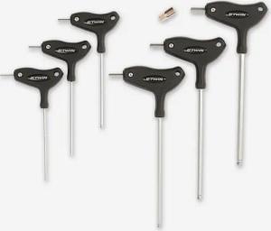 Set Innensechskantschlüssel 6 Stk. und 8-mm-Adapter