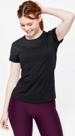 Sport T-Shirt Damen - 100 schwarz