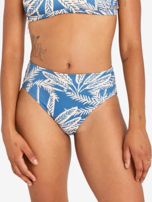 Bikini-Hose Damen hoher Taillenbund - Nora Palmer blau