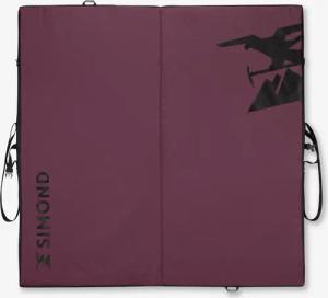 Kletter-Crashpad 1 m × 1 m - Block V2 bordeauxrot