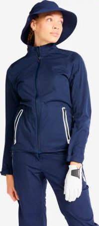 Damen Golf Regenjacke wasserdicht - RW500 marineblau