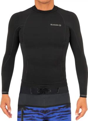 Neoprenshirt Surfen Herren 1.5 mm langarm - 900 schwarz