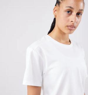 Damen Tennis T-Shirt - Dry Crop Top ungefärbt