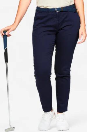 Damen Golfhose Baumwolle - MW500 marineblau