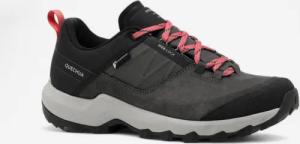 Wanderschuhe Damen wasserdicht Bergwandern - MH500 grau