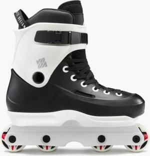 Inline Skates Inliner Aggressive USD SWAY Erwachsene schwarz/weiß
