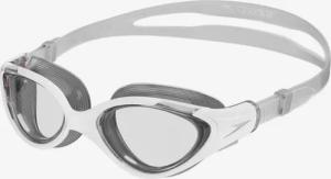 Schwimmbrille Damen klare Gläser - Speedo Biofuse 2.0 weiss/grau