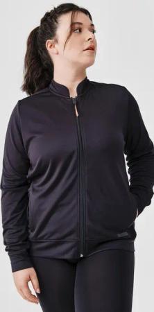 Laufjacke Damen atmungsaktiv - Run 100 Dry schwarz