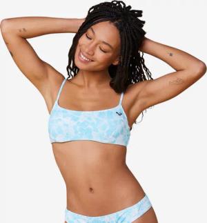 Bikini-Oberteil Bustier Damen blau