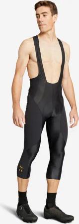 Radhose MTB Race 3/4 schwarz/gelb