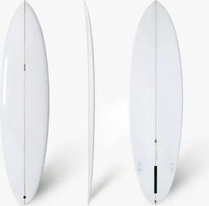 Surfboard mid-length 7'4" - 900 weiss