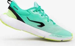 Laufschuhe Kinder Drop 0 - KN500 grün/schwarz