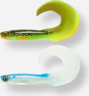 Gummiköder Rogengrub 140 blau/Firepike