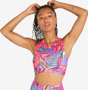 Bikini-Oberteil Bustier Damen - Carla Longi violett