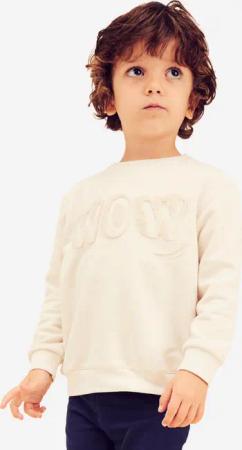 Sweatshirt Baby Basic - beige mit Motiv
