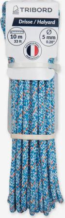 Tauwerk Fall 5 mm × 10 m blau/weiß/orange
