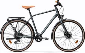 City Bike Long Distance 28 Zoll Elops LD900 HF Herren dunkelgrün