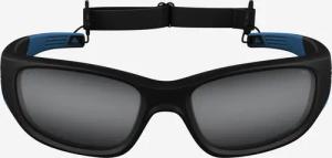 Sonnenbrille Wandern MHT550 Kinder ab 10 Jahren Kategorie 4 schwarz/silber